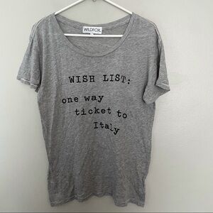 Wildfox Wish list T-shirt